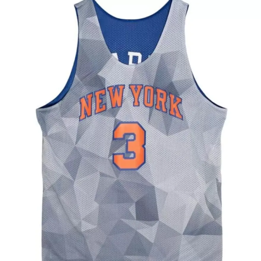 Mitchell & Ness T-Shirts & Tops-Reversible Mesh Tank New York Knicks John Starks