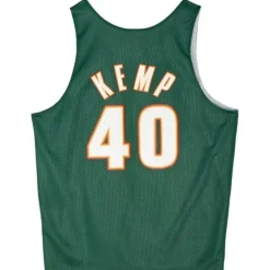 Mitchell & Ness T-Shirts & Tops-Reversible Mesh Tank Seattle Supersonics Shawn Kemp
