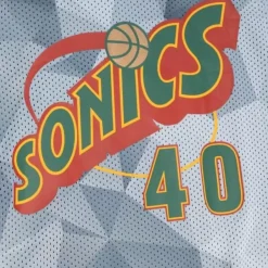 Mitchell & Ness T-Shirts & Tops-Reversible Mesh Tank Seattle Supersonics Shawn Kemp