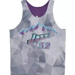 Mitchell & Ness T-Shirts & Tops-Reversible Mesh Tank Utah Jazz Karl Malone