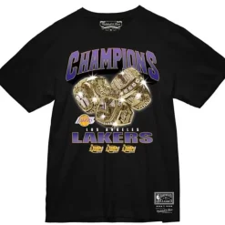 Mitchell & Ness T-Shirts & Tops-Rings Tee Los Angeles Lakers