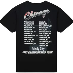 Mitchell & Ness T-Shirts & Tops-Rock On Tour Ss Tee Hwc Chicago Bulls