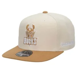 Mitchell & Ness Fitted-Sandman Fitted Hwc Milwaukee Bucks
