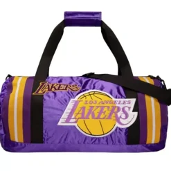 Mitchell & Ness Accessories-Satin Duffel Bag Los Angeles Lakers