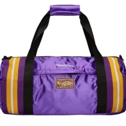 Mitchell & Ness Accessories-Satin Duffel Bag Los Angeles Lakers