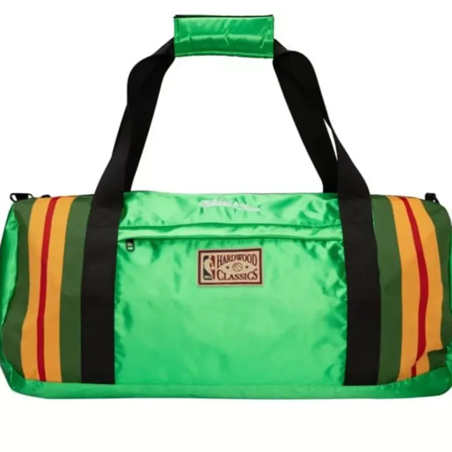 Mitchell & Ness Accessories-Satin Duffel Bag Seattle Supersonics