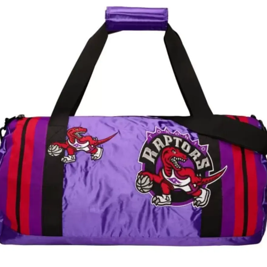 Mitchell & Ness Accessories-Satin Duffel Bag Toronto Raptors