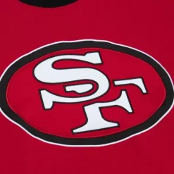 Mitchell & Ness Hoodies & Sweatshirts-Satin Insert Fleece Crew San Francisco 49Ers