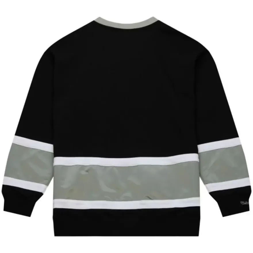 Mitchell & Ness Hoodies & Sweatshirts-Satin Insert Fleece Crew Los Angeles Kings