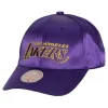 Mitchell & Ness Snapback-Satin Low Pro Snapback Los Angeles Lakers
