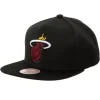 Mitchell & Ness Snapback-Satin Under Snapback Miami Heat