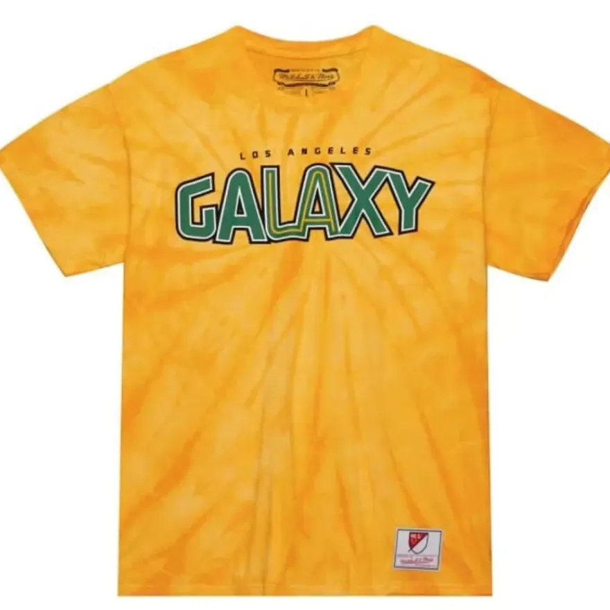 Mitchell & Ness T-Shirts & Tops-Script Tee Los Angeles Galaxy