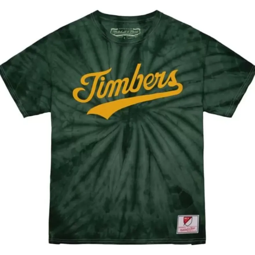 Mitchell & Ness T-Shirts & Tops-Script Tee Portland Timbers