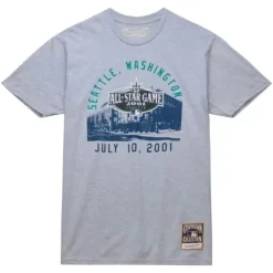 Mitchell & Ness T-Shirts & Tops-Seattle Asg Tee Seattle Mariners 2001