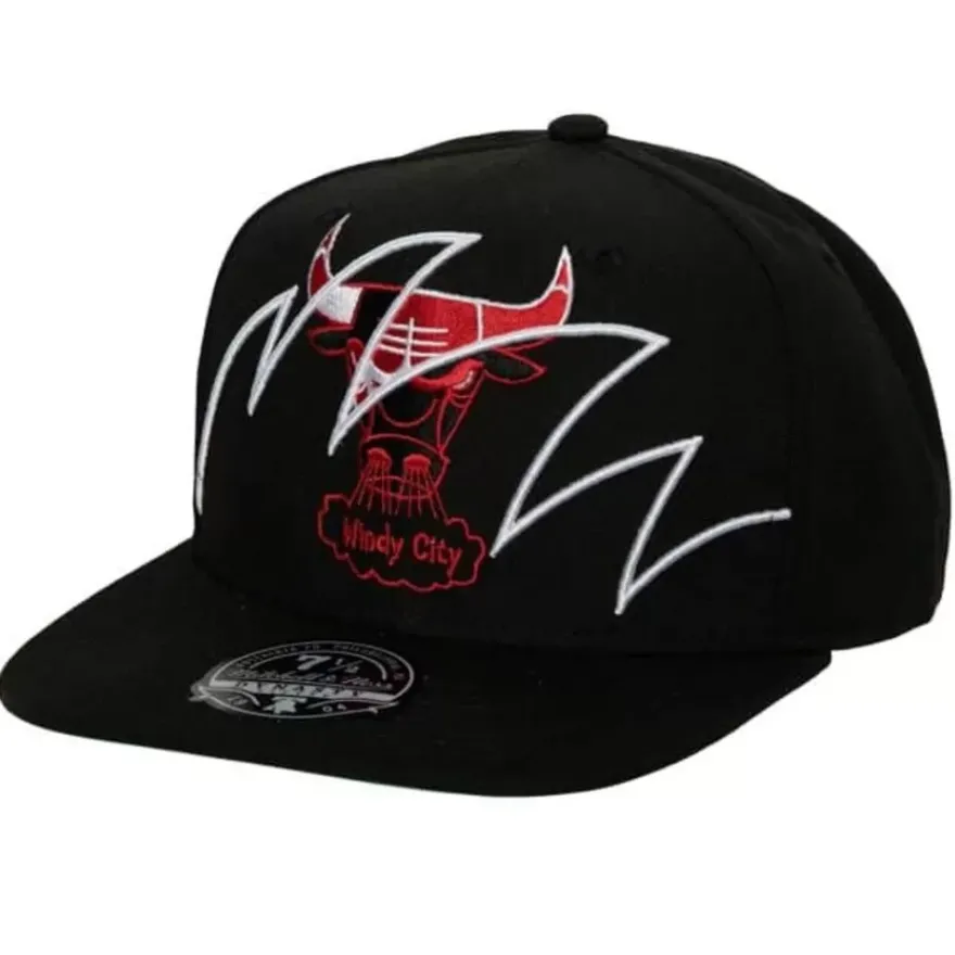 Mitchell & Ness Fitted-Shark Bite Fitted Hwc Hat Chicago Bulls