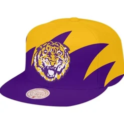 Mitchell & Ness Snapback-Sharktooth Snapback Louisiana State University