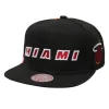Mitchell & Ness Snapback-Short Hook Snapback Hwc Miami Heat