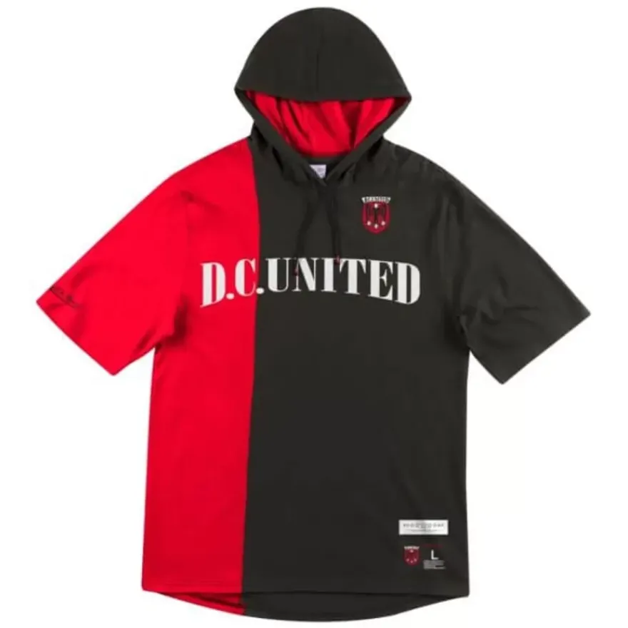 Mitchell & Ness T-Shirts & Tops-Short Sleeve Split Hoodie D.C. United