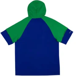 Mitchell & Ness Hoodies & Sweatshirts-Shortsleeve Fleece Hoodie Seattle Seahawks