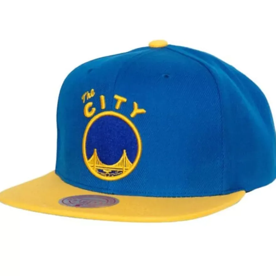 Mitchell & Ness Snapback-Side Core 2.0 Snapback Hwc Golden State Warriors