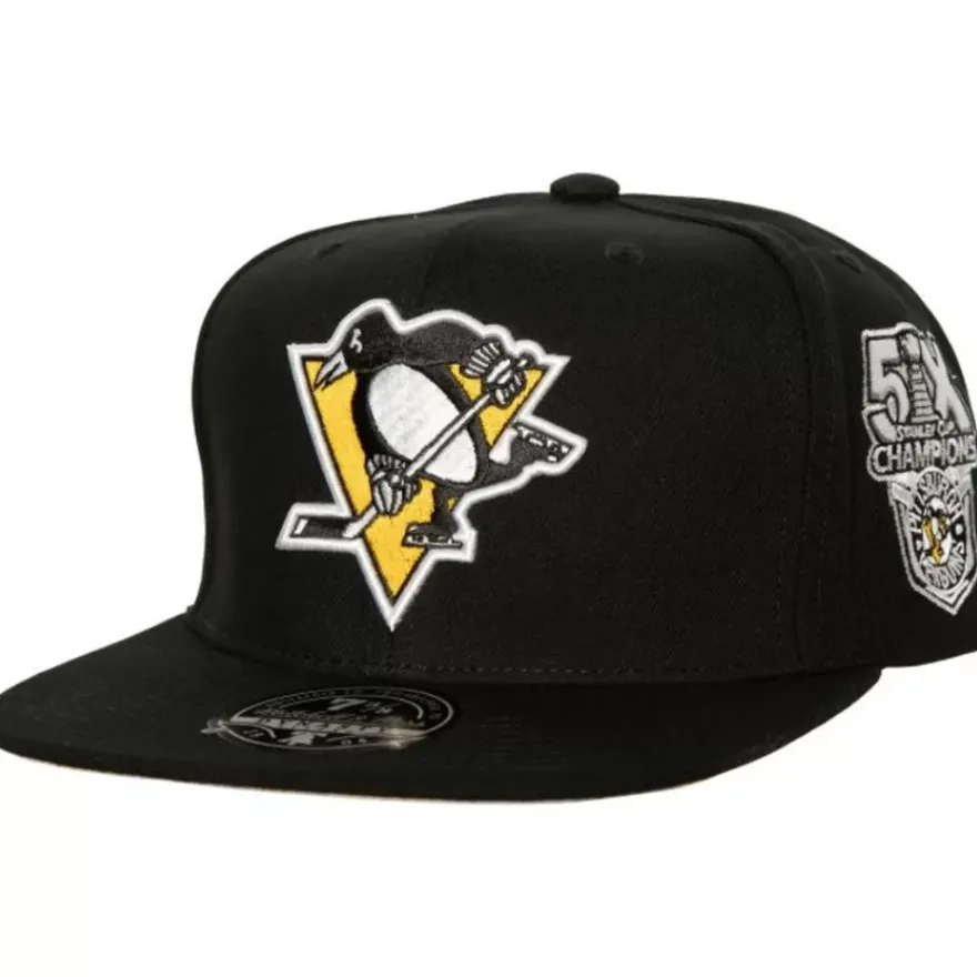 Mitchell & Ness Fitted-Side Patch Fitted Pittsburgh Penguins