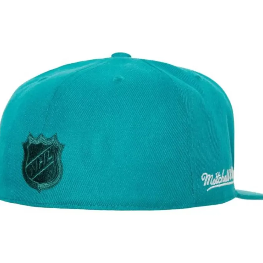 Mitchell & Ness Fitted-Side Patch Fitted San Jose Sharks