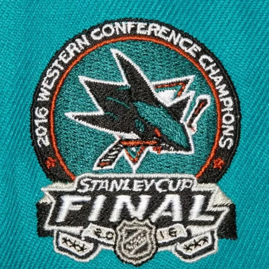 Mitchell & Ness Fitted-Side Patch Fitted San Jose Sharks