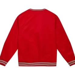 Mitchell & Ness Jackets & Outerwear-Sideline Pullover Satin Jacket Ohio State