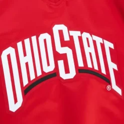 Mitchell & Ness Jackets & Outerwear-Sideline Pullover Satin Jacket Ohio State