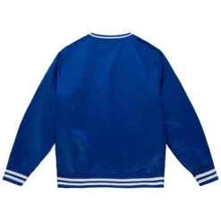 Mitchell & Ness Jackets & Outerwear-Sideline Pullover Satin Jacket Los Angeles Dodgers