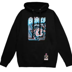 Mitchell & Ness Hoodies & Sweatshirts-Sidewalk Sketch Hoodie Atlanta Braves