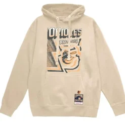 Mitchell & Ness Hoodies & Sweatshirts-Sidewalk Sketch Hoodie Baltimore Orioles