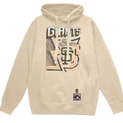 Mitchell & Ness Hoodies & Sweatshirts-Sidewalk Sketch Hoodie San Francisco Giants