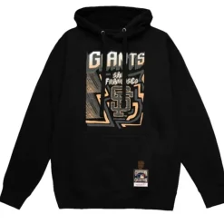 Mitchell & Ness Hoodies & Sweatshirts-Sidewalk Sketch Hoodie San Francisco Giants