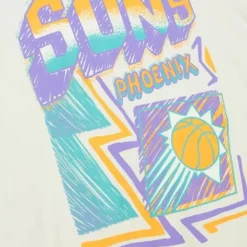 Mitchell & Ness T-Shirts & Tops-Sidewalk Sketch Ss Tee Hwc Phoenix Suns