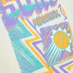 Mitchell & Ness T-Shirts & Tops-Sidewalk Sketch Ss Tee Hwc Phoenix Suns