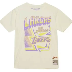 Mitchell & Ness T-Shirts & Tops-Sidewalk Sketch Ss Tee Hwc Los Angeles Lakers