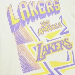 Mitchell & Ness T-Shirts & Tops-Sidewalk Sketch Ss Tee Hwc Los Angeles Lakers