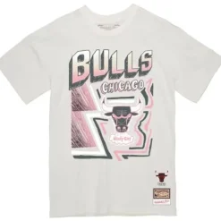 Mitchell & Ness T-Shirts & Tops-Sidewalk Sketch Tee Chicago Bulls