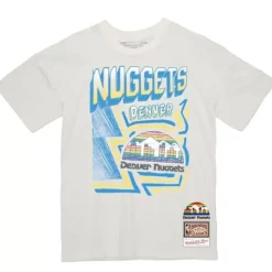 Mitchell & Ness T-Shirts & Tops-Sidewalk Sketch Tee Denver Nuggets