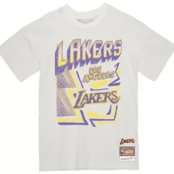 Mitchell & Ness T-Shirts & Tops-Sidewalk Sketch Tee Los Angeles Lakers
