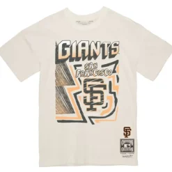 Mitchell & Ness T-Shirts & Tops-Sidewalk Sketch Tee San Francisco Giants