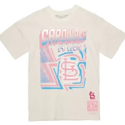 Mitchell & Ness T-Shirts & Tops-Sidewalk Sketch Tee St. Louis Cardinals