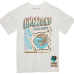 Mitchell & Ness T-Shirts & Tops-Sidewalk Sketch Tee Vancouver Grizzlies
