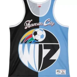Mitchell & Ness T-Shirts & Tops-Since 96 2.0 Split Color Mesh Tank Kansas City Wiz