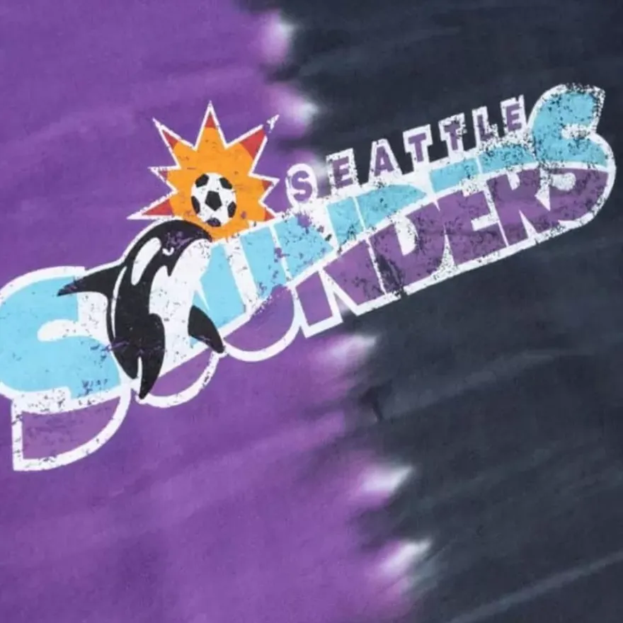 Mitchell & Ness T-Shirts & Tops-Since 96 2.0 Tie Dye Ss Top Seattle Sounders Fc