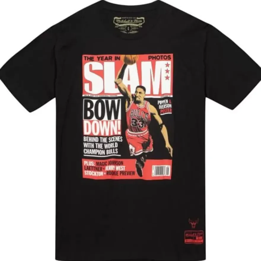 Mitchell & Ness T-Shirts & Tops-Slam Cover '97 Chicago Bulls Scottie Pippen