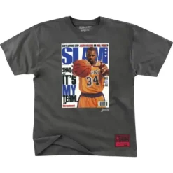 Mitchell & Ness T-Shirts & Tops-Slam Cover '99 Los Angeles Lakers Shaquille O'Neal