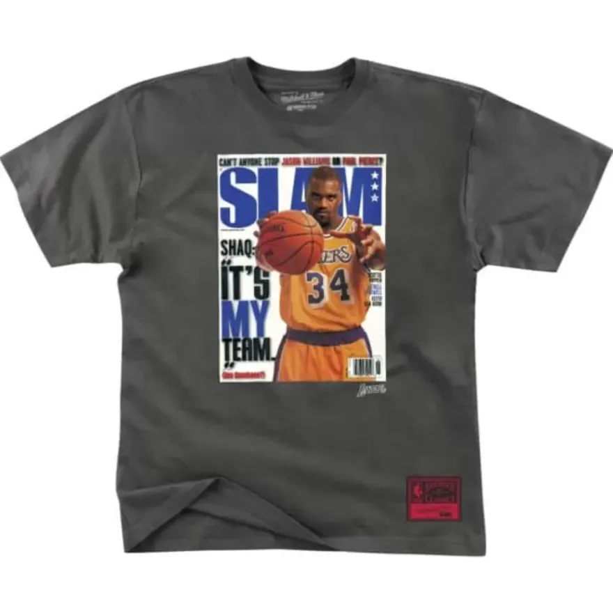 Mitchell & Ness T-Shirts & Tops-Slam Cover '99 Los Angeles Lakers Shaquille O'Neal