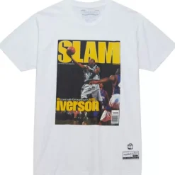 Mitchell & Ness T-Shirts & Tops-Slam Cover Georgetown University Allen Iverson